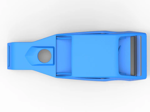 Shell of Vintage Asphalt Modified stock car V1 Scale 1 to 25 3D Print Model