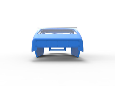 Shell of Vintage Asphalt Modified stock car V1 Scale 1 to 25 3Dプリントモデル