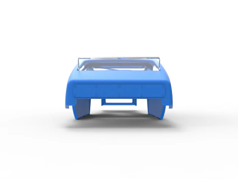 Shell of Vintage Asphalt Modified stock car V1 Scale 1 to 25 3D Print Model