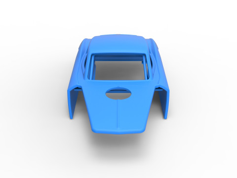 Shell of Vintage Asphalt Modified stock car V2 Scale 1 to 25 3D प्रिंट मॉडल