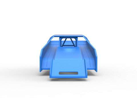 Shell of Vintage Asphalt Modified stock car V3 Scale 1 to 25 3Dプリントモデル