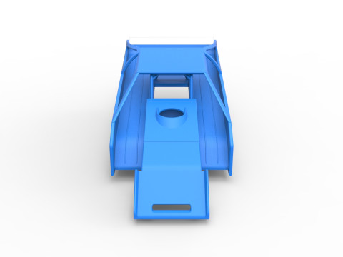 Shell of Vintage Asphalt Modified stock car V3 Scale 1 to 25 3Dプリントモデル