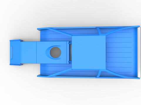 Shell of Vintage Asphalt Modified stock car V3 Scale 1 to 25 3Dプリントモデル