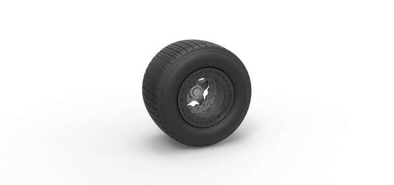Wheel of Super Dirt Late model Version 2 Scale 1 to 25 3Dプリントモデル .c4d .max .obj .3ds .fbx .stl .blend 