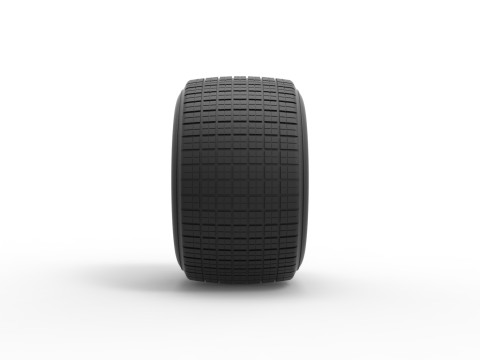Wheel of Super Dirt Late model Version 2 Scale 1 to 25 3Dプリントモデル
