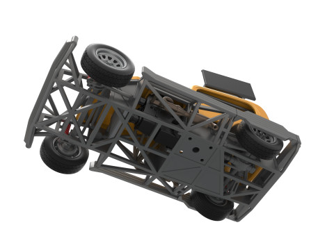 New Zealand Superstock car Scale 1 to 25 Modelo de impresión 3D