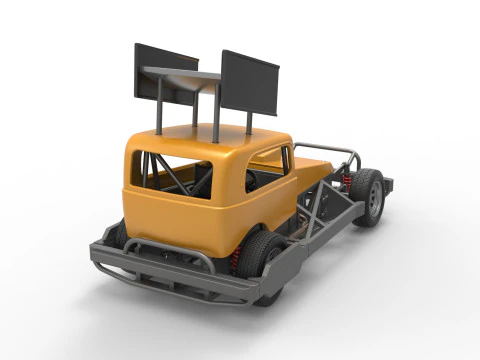 New Zealand Superstock car Scale 1 to 25 3D Print Model