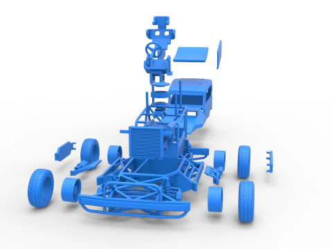 New Zealand Superstock car Scale 1 to 25 3D Print Model