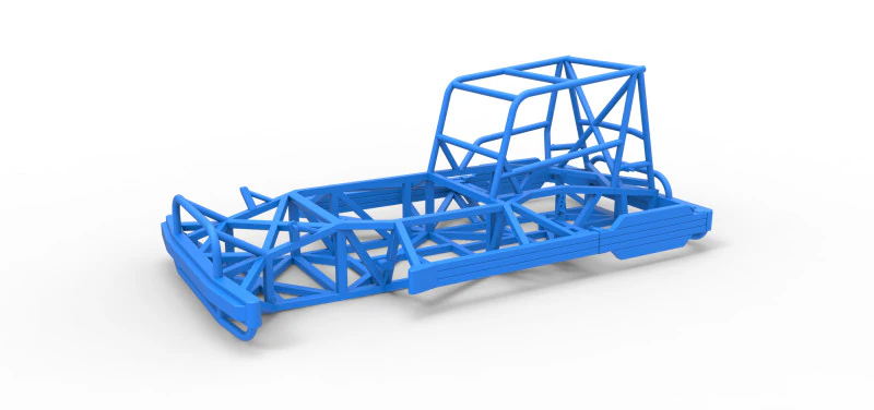 Frame of New Zealand Superstock car Scale 1 to 25 3D Print Model .c4d .max .obj .3ds .fbx .stl .blend 