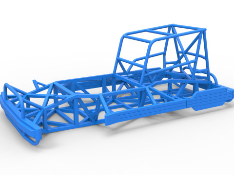 Frame of New Zealand Superstock car Scale 1 to 25 Modelo de Impressão 3D