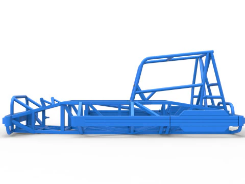 Frame of New Zealand Superstock car Scale 1 to 25 3D Print Model