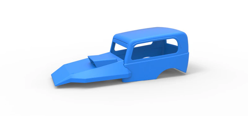 Shell of New Zealand Superstock car Scale 1 to 25 3D Print Model .c4d .max .obj .3ds .fbx .stl .blend 
