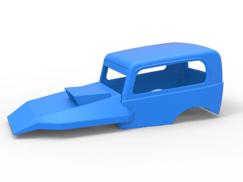 Shell of New Zealand Superstock car Scale 1 to 25 3D Print Model