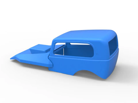 Shell of New Zealand Superstock car Scale 1 to 25 3D Print Model