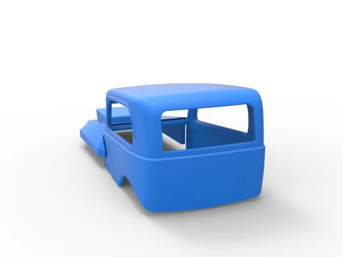 Shell of New Zealand Superstock car Scale 1 to 25 3D Print Model
