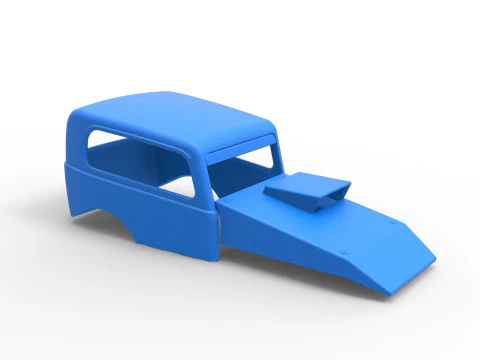 Shell of New Zealand Superstock car Scale 1 to 25 3D Print Model