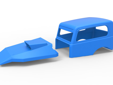 Shell of New Zealand Superstock car Scale 1 to 25 Modello di stampa 3D