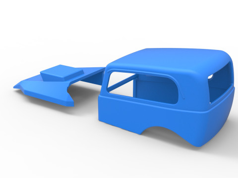 Shell of New Zealand Superstock car Scale 1 to 25 Modello di stampa 3D