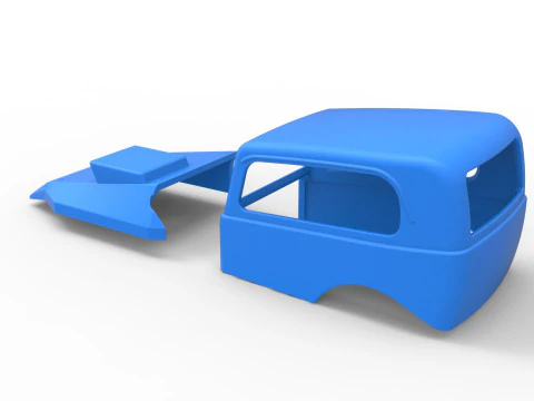 Shell of New Zealand Superstock car Scale 1 to 25 3D Print Model