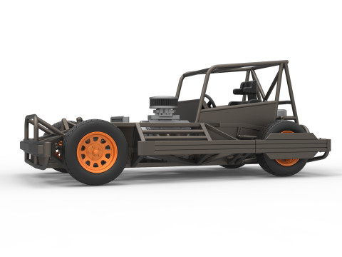 New Zealand Superstock car Base Scale 1 to 25 3Dプリントモデル