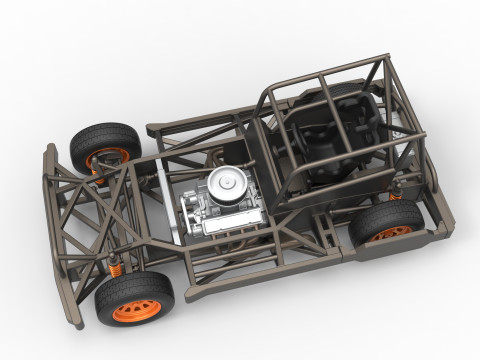 New Zealand Superstock car Base Scale 1 to 25 3Dプリントモデル