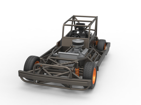 New Zealand Superstock car Base Scale 1 to 25 3Dプリントモデル