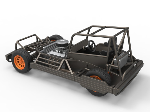 New Zealand Superstock car Base Scale 1 to 25 3Dプリントモデル