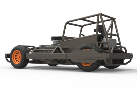 New Zealand Superstock car Base Scale 1 to 25 3Dプリントモデル