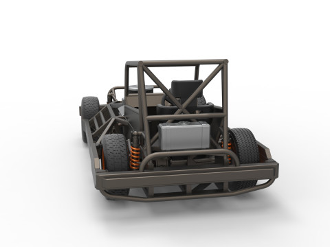New Zealand Superstock car Base Scale 1 to 25 3Dプリントモデル