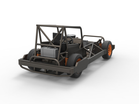 New Zealand Superstock car Base Scale 1 to 25 3Dプリントモデル