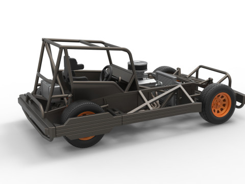New Zealand Superstock car Base Scale 1 to 25 3Dプリントモデル