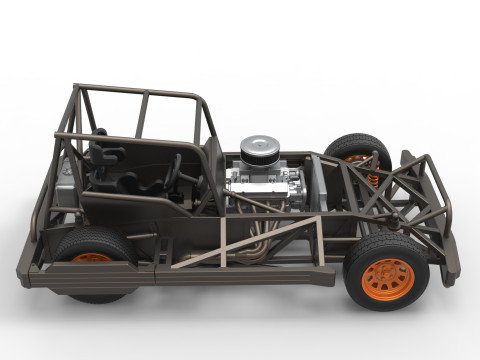 New Zealand Superstock car Base Scale 1 to 25 3Dプリントモデル