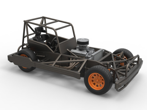 New Zealand Superstock car Base Scale 1 to 25 3Dプリントモデル