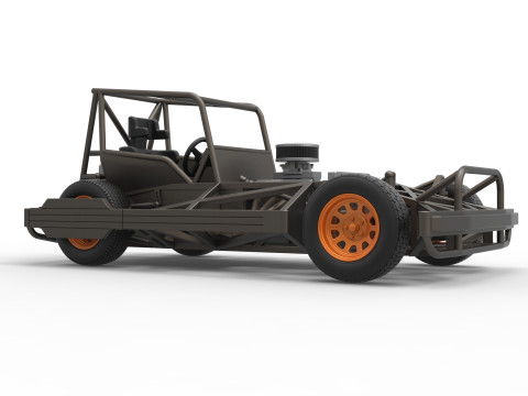 New Zealand Superstock car Base Scale 1 to 25 3Dプリントモデル