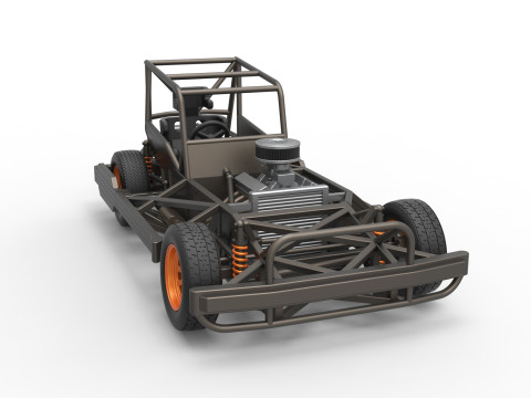 New Zealand Superstock car Base Scale 1 to 25 3Dプリントモデル