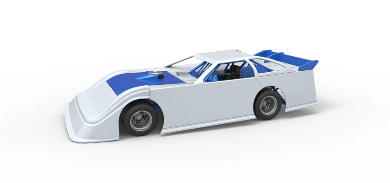 Super Dirt Late model for Pavement Scale 1 to 25 3D Print Model .c4d .max .obj .3ds .fbx .stl .blend 