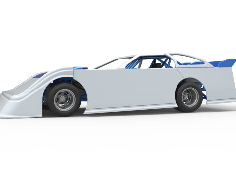 Super Dirt Late model for Pavement Scale 1 to 25 3D Print Model