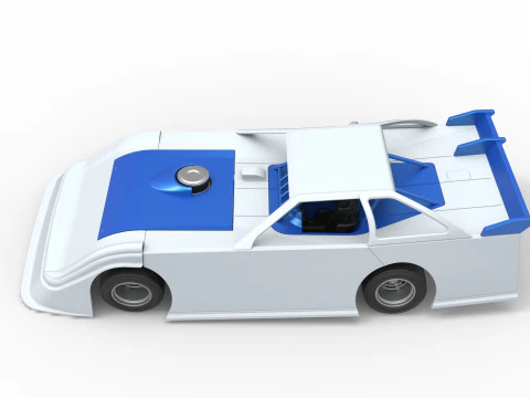 Super Dirt Late model for Pavement Scale 1 to 25 3D Print Model