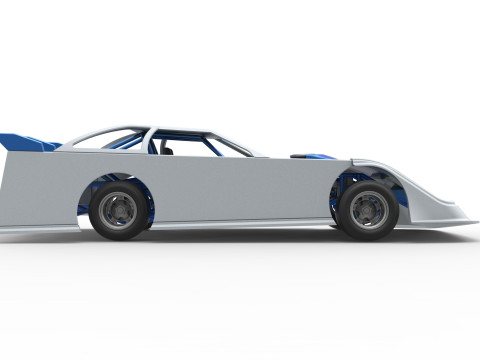 Super Dirt Late model for Pavement Scale 1 to 25 Modèles 3D en vedette