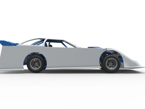 Super Dirt Late model for Pavement Scale 1 to 25 3D Print Model