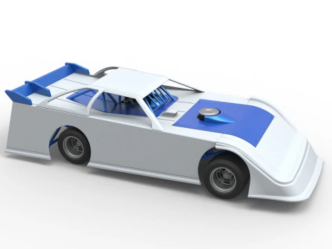 Super Dirt Late model for Pavement Scale 1 to 25 3D Print Model