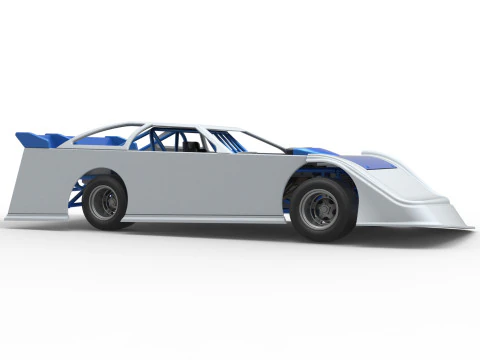 Super Dirt Late model for Pavement Scale 1 to 25 3D Print Model