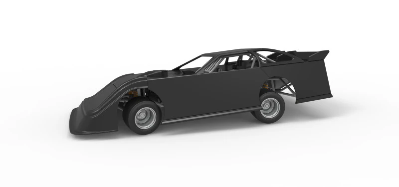 Super Dirt Late model for Pavement while turning Scale 1 to 25 3D Print Model .c4d .max .obj .3ds .fbx .stl .blend 
