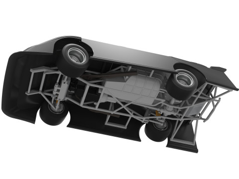 Super Dirt Late model for Pavement while turning Scale 1 to 25 3D Print Model