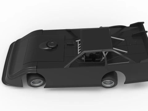 Super Dirt Late model for Pavement while turning Scale 1 to 25 3D Print Model