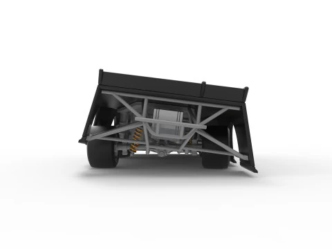 Super Dirt Late model for Pavement while turning Scale 1 to 25 3D Print Model