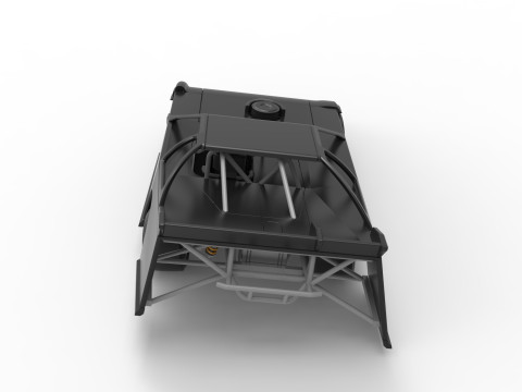 Super Dirt Late model for Pavement while turning Scale 1 to 25 3D Print Model