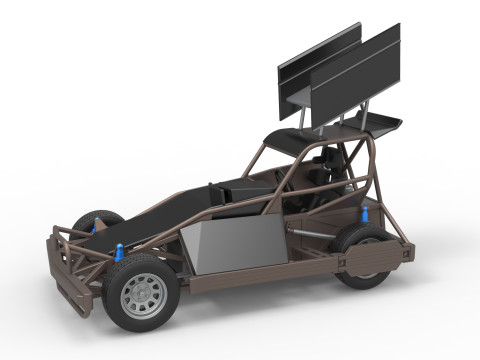 New Zealand Superstock car Version 2 Scale 1 to 25 3Dプリントモデル