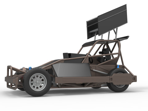 New Zealand Superstock car Version 2 Scale 1 to 25 3D Принт Модель