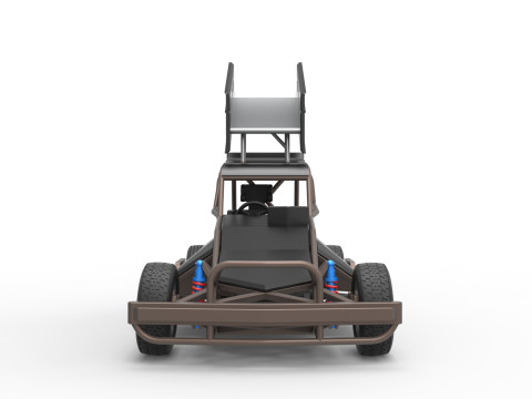 New Zealand Superstock car Version 2 Scale 1 to 25 3D Принт Модель